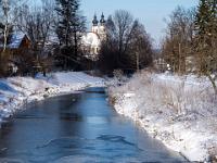 Winterliche Prien in Aschau
